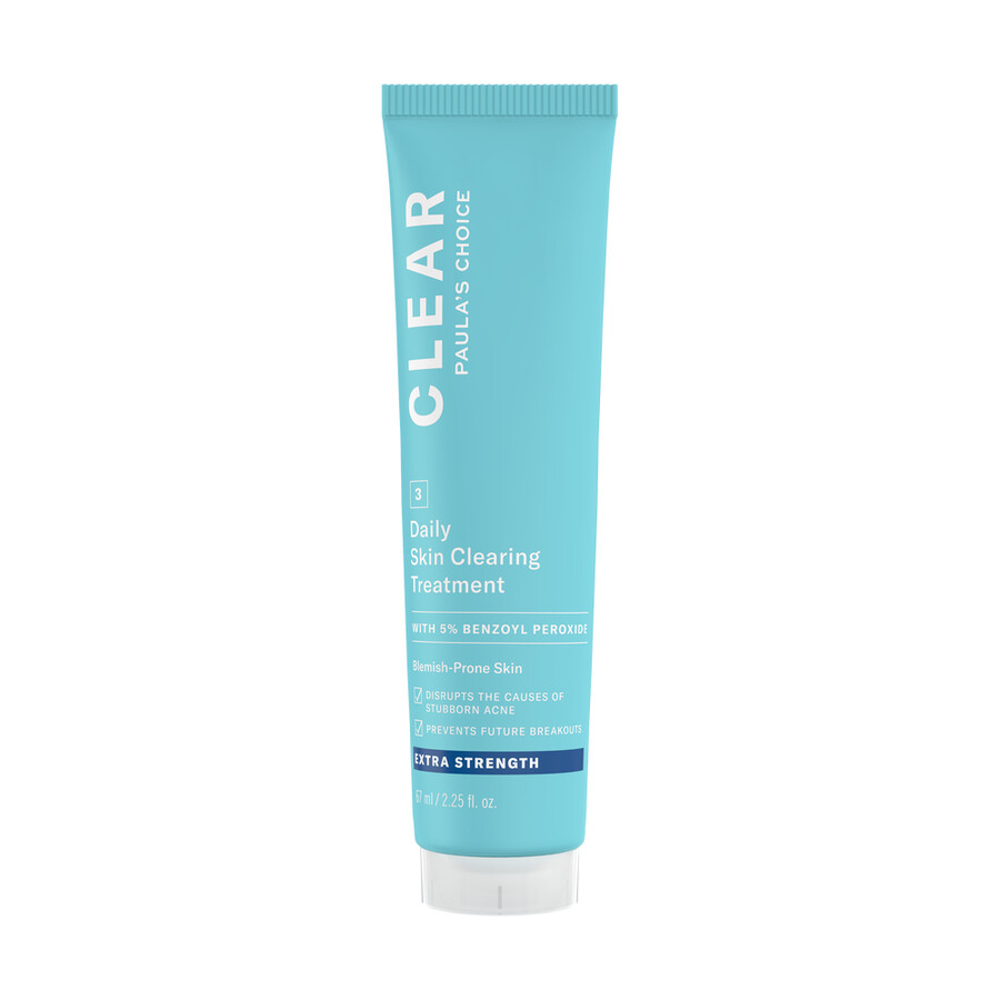 clear detergente per la pelle extra forte con perossido di benzoile al 5