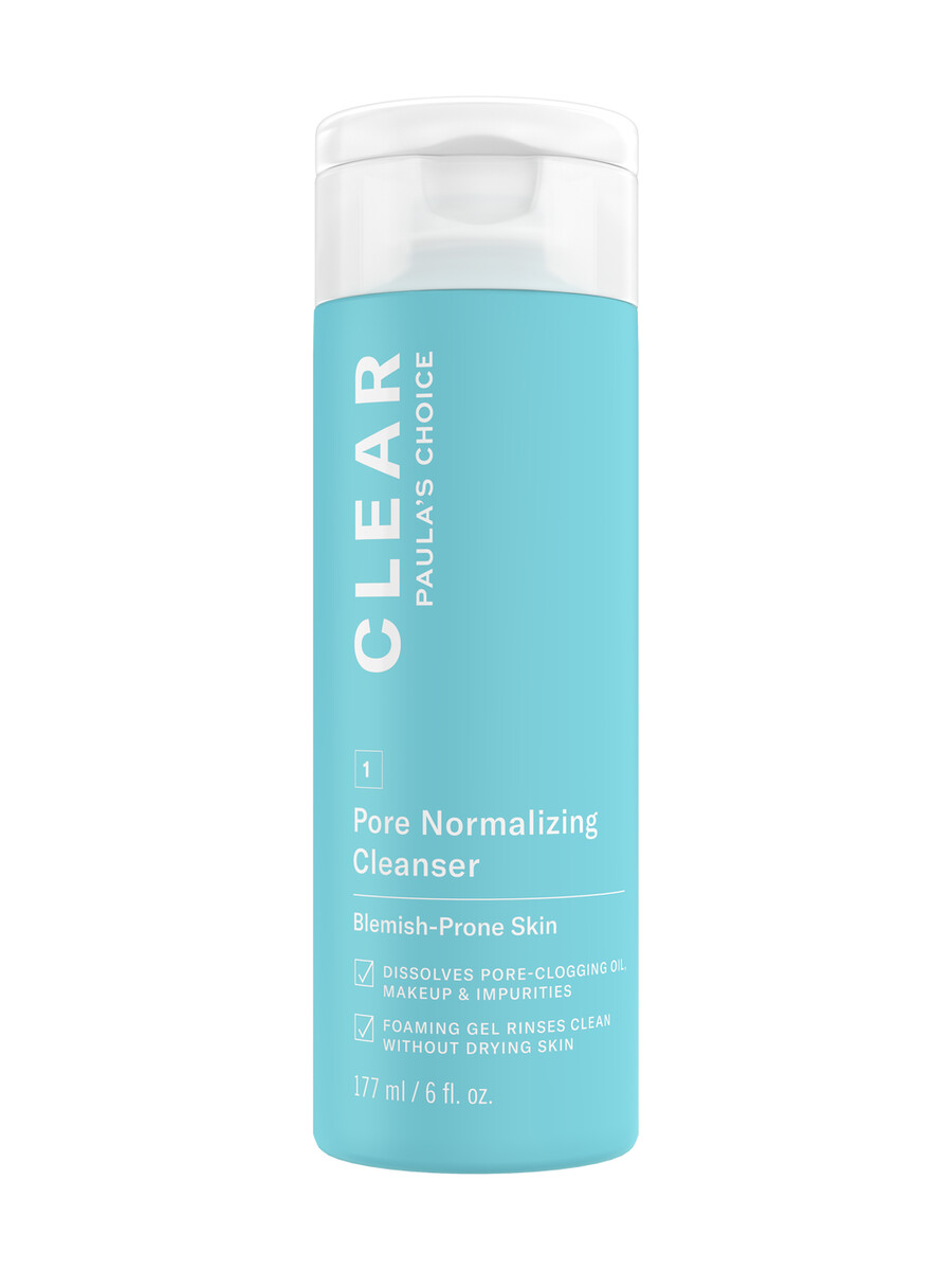detergente normalizzante per i pori clear