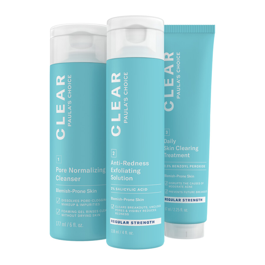 kit di prodotti per lacne clear regular strength