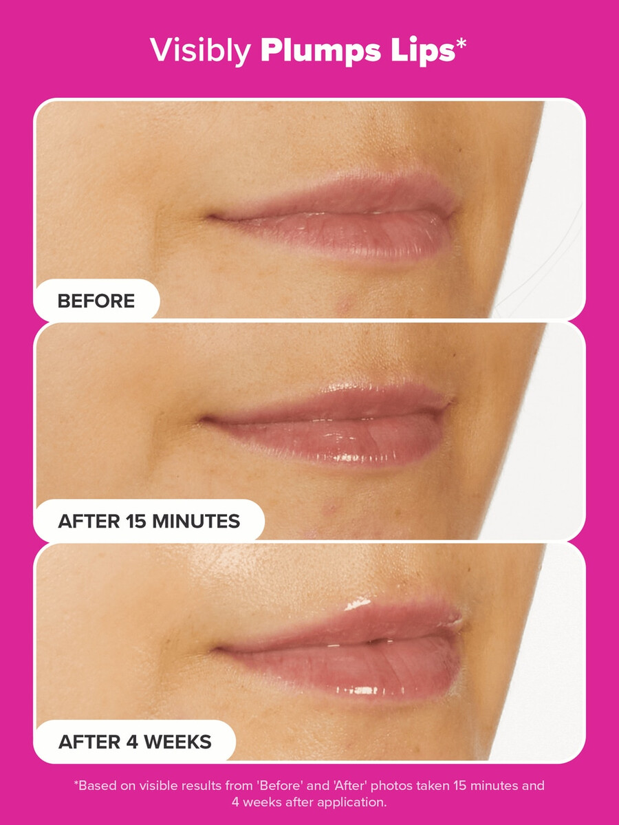 trattamento labbra con balsamo lucidante rimpolpante al peptide pro-collagen
