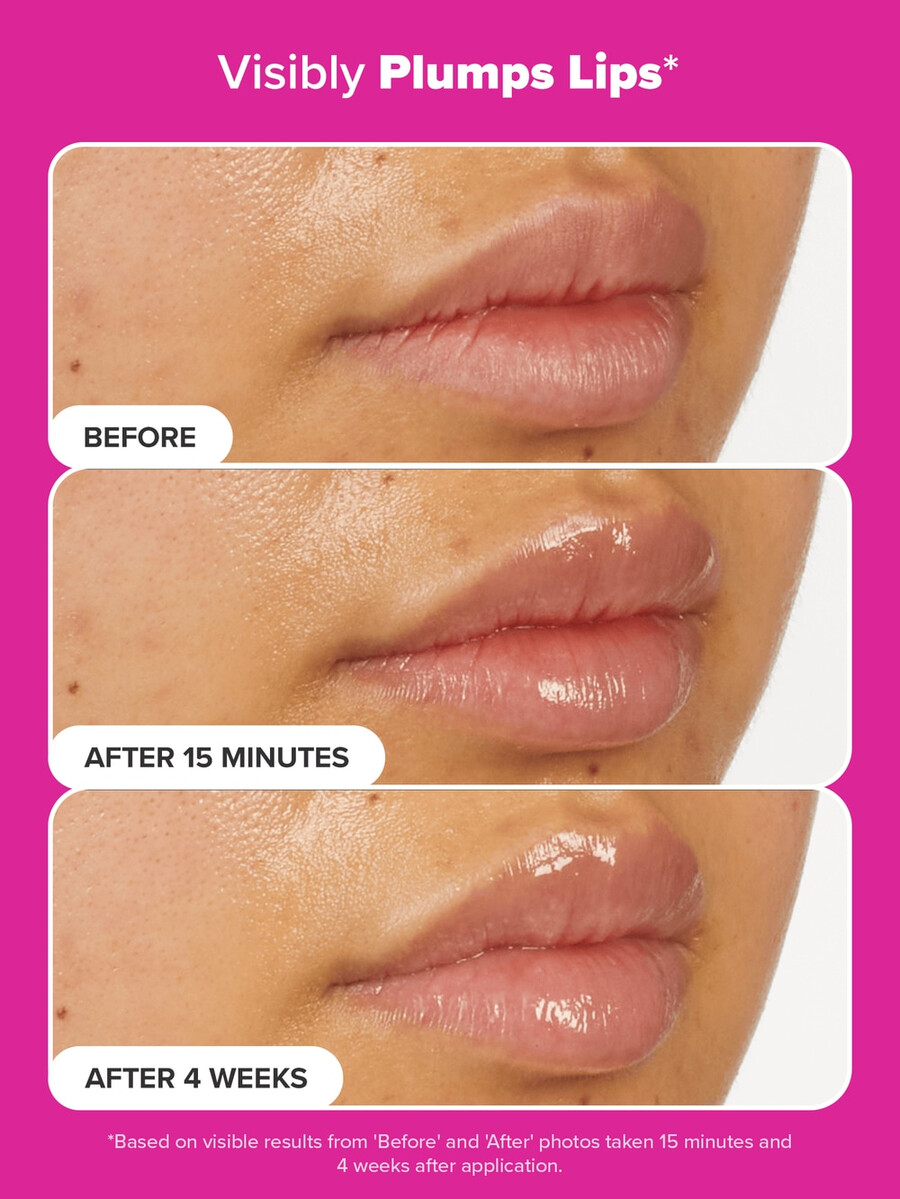 trattamento labbra con balsamo lucidante rimpolpante al peptide pro-collagen