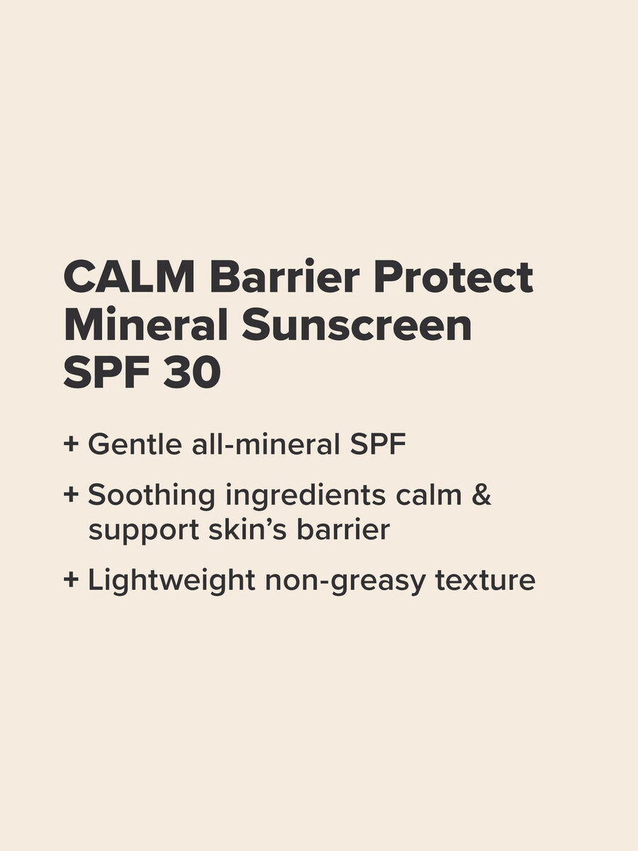 calm barrier protect crema solare minerale spf 30