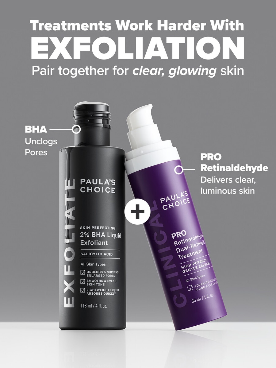 trattamento clinical pro retinaldeide a doppio retinoide